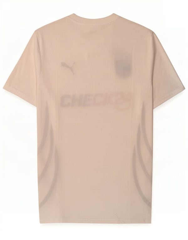 T-shirt grafica da uomo Puma Deutshland Top piccola in poliestere bianco