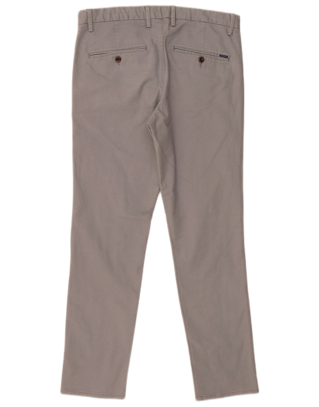 GANT Pantaloni chino slim Hallden da uomo W32 L30 in cotone grigio
