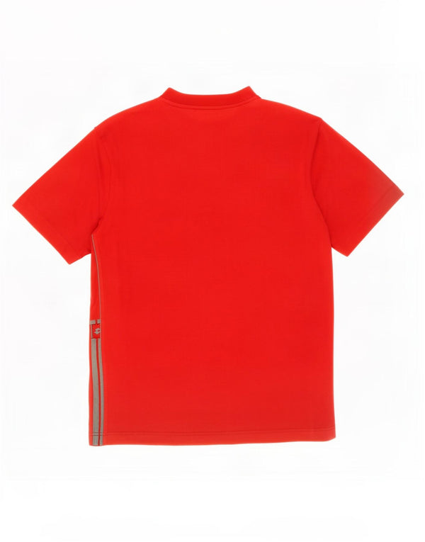 T-shirt da uomo Lotto Top grande rossa