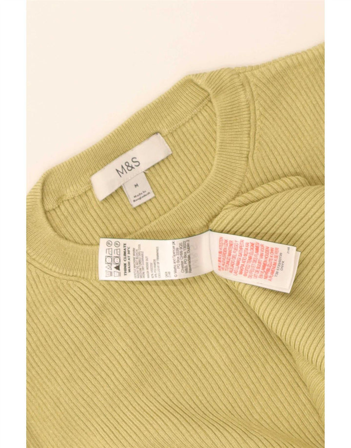 T-shirt da donna Marks & Spencer Top UK 12 viscosa verde medio