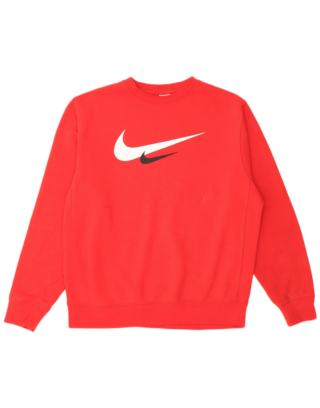 Felpa grafica da uomo Nike Felpa in cotone rosso medio