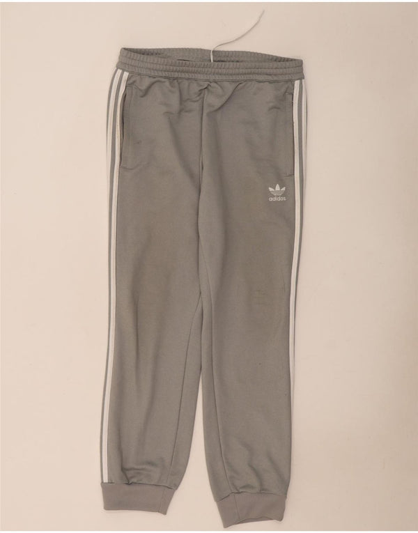 Pantaloni da tuta da uomo Adidas Joggers grandi in poliestere grigio