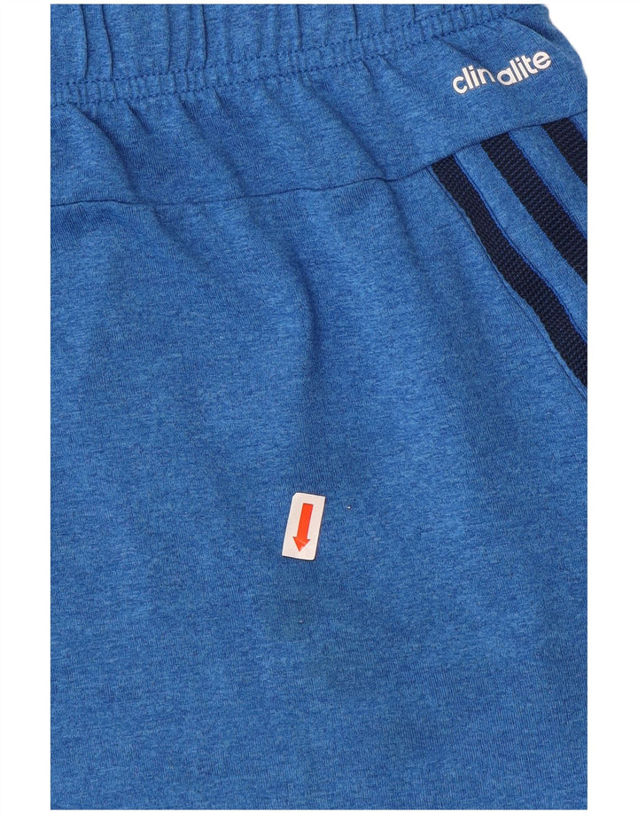 ADIDAS Mens Climalite Sport Shorts Large  Blue Polyester