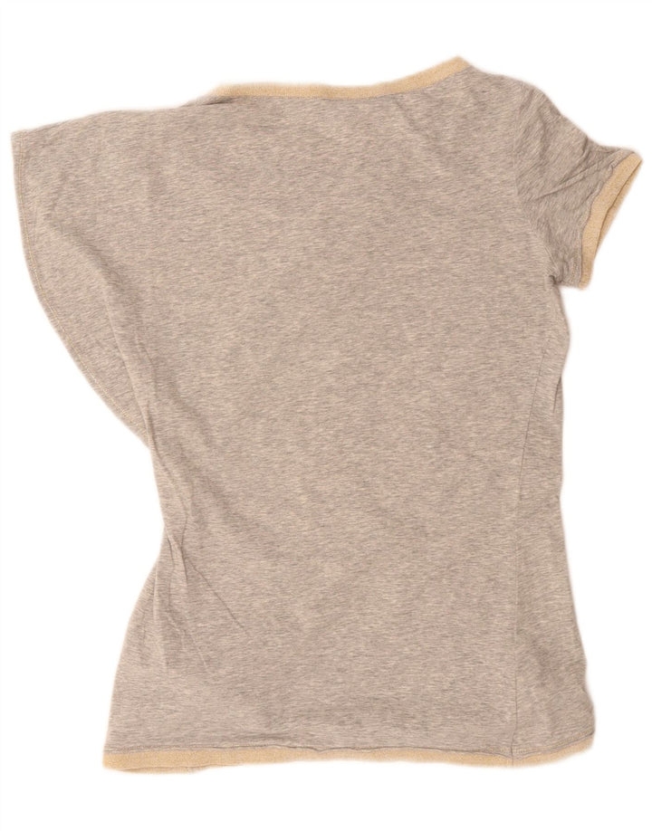 T-shirt grafica da donna LIU JO Top IT 44 Cotone screziato grigio medio