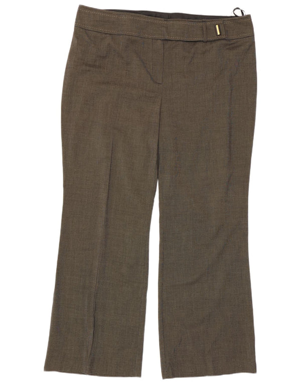 Pantaloni casual Bootcut da donna Marks & Spencer UK 20 2XL W40 L30 Marrone