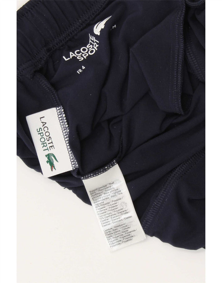 Pantaloncini sportivi grafici da uomo Lacoste taglia 4 medio poliestere blu navy