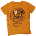 JACK & JONES T-shirt grafica da uomo Top in cotone giallo medio
