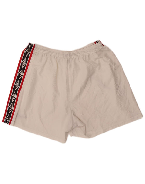 Pantaloncini sportivi grafici da uomo UMBRO XL bianco color block