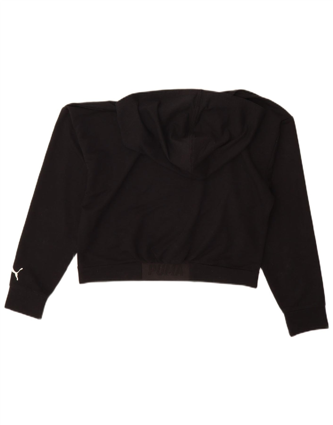 Felpa con cappuccio oversize grafica da donna Puma UK 10 Small Poliestere nero