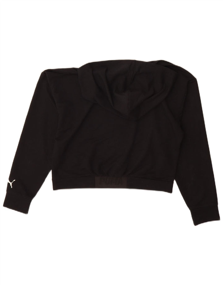 Felpa con cappuccio oversize grafica da donna Puma UK 10 Small Poliestere nero