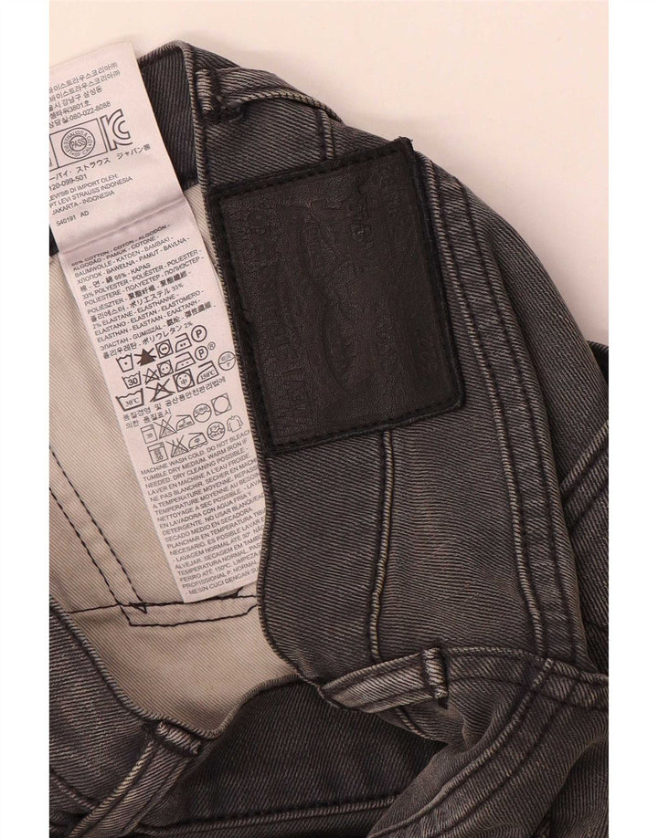 Levi's Uomo 522 Jeans slim affusolati W28 L29 Cotone grigio
