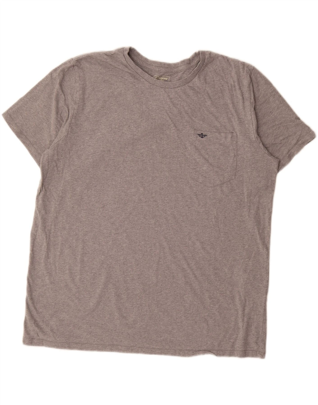 T-shirt da uomo DOCKERS Top 2XL cotone chiazzato grigio