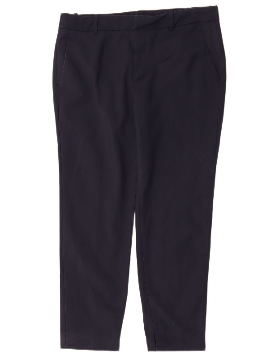 Pantaloni chino slim da donna Zara grandi W30 L27 blu navy