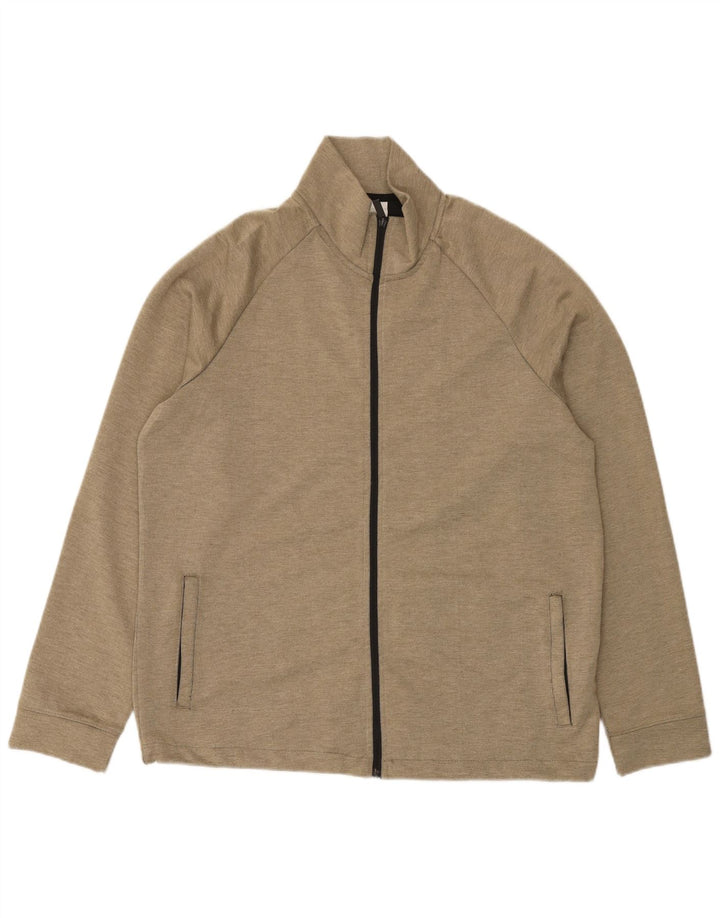 Giacca da ginnastica da uomo Zara XL in poliestere chiazzato verde