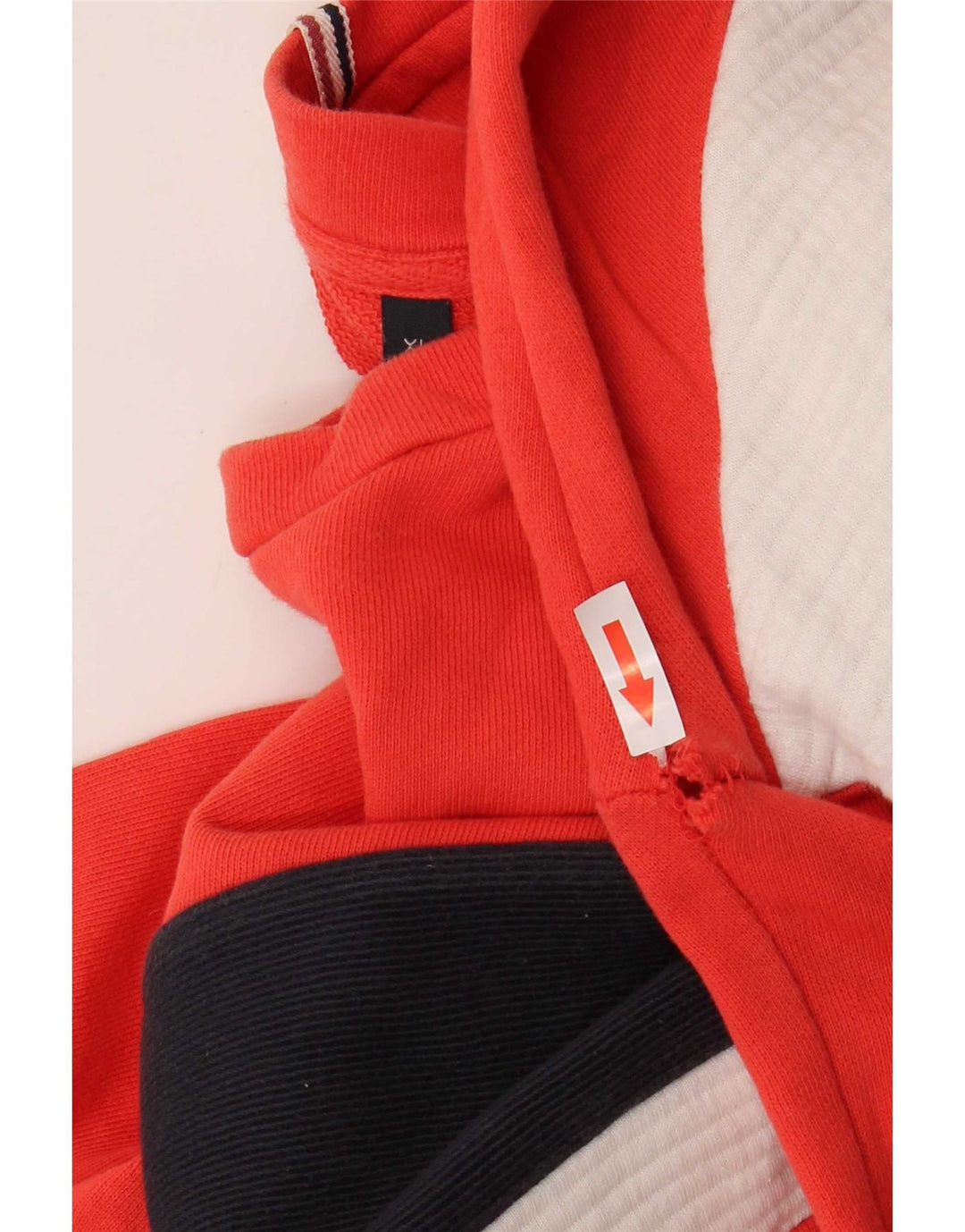 Jack & Jones Felpa da uomo Maglione XL Rosso Colorblock in cotone
