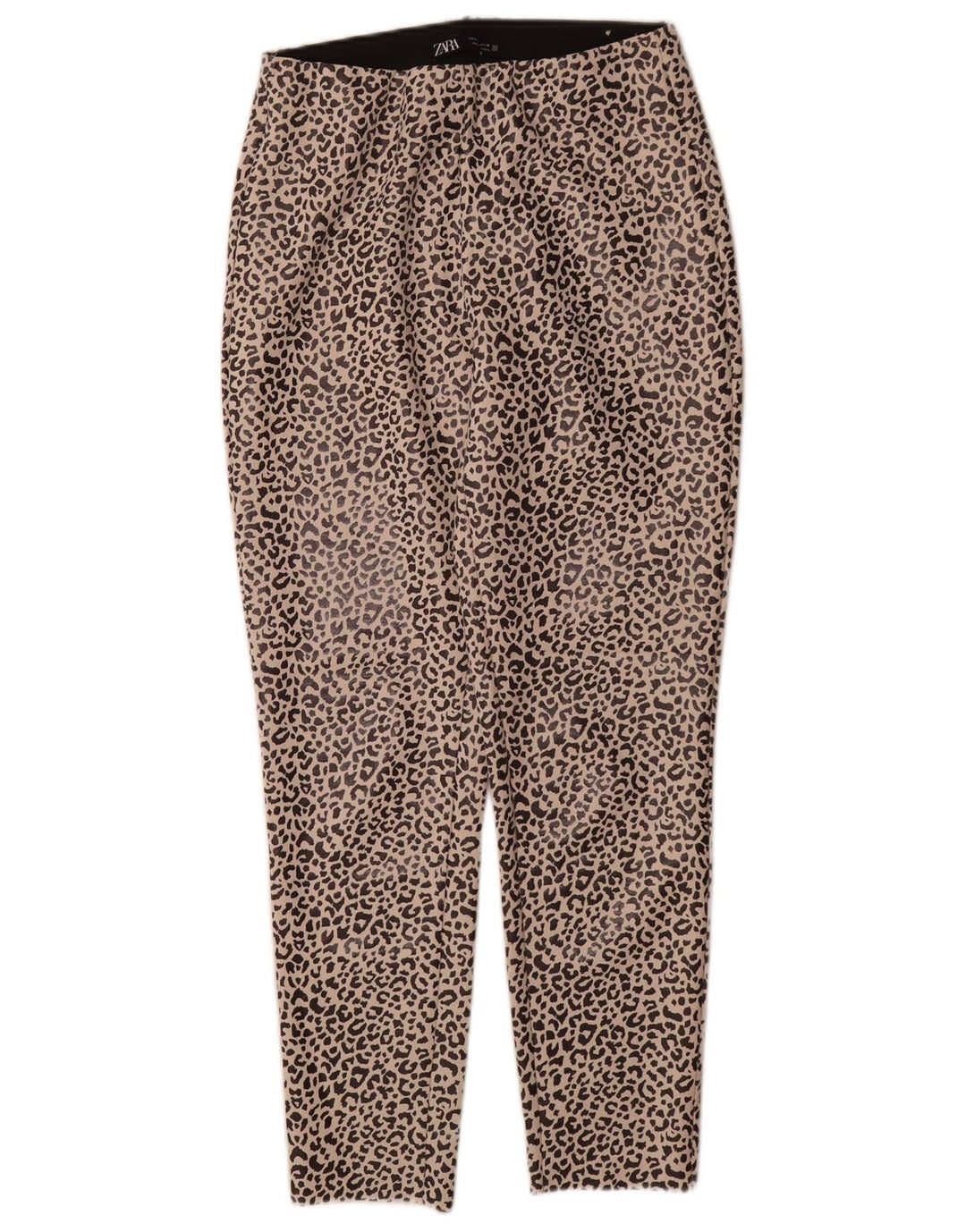 Leggings Zara da donna UK 12 Poliestere con stampa animalier beige medio