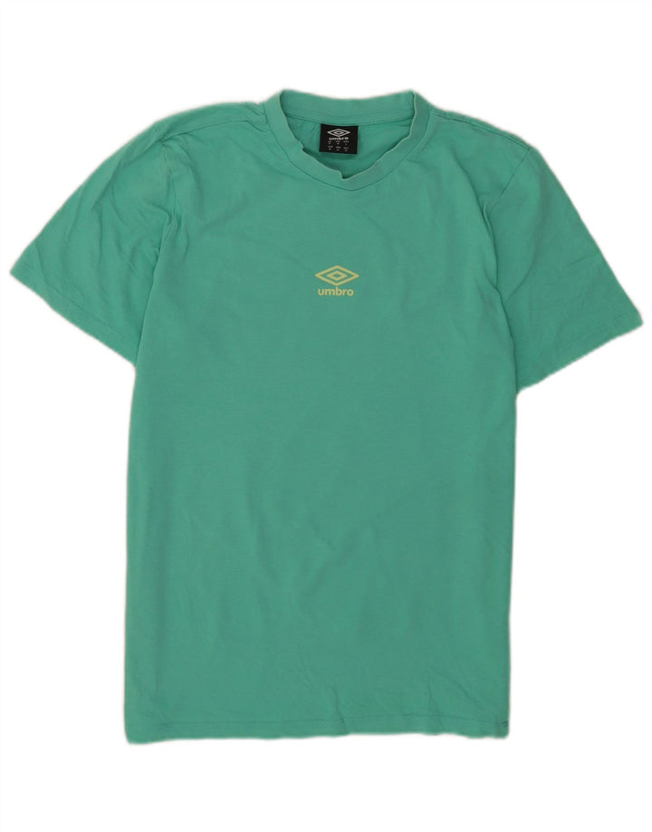 T-shirt grafica da uomo Umbro Top in cotone verde medio