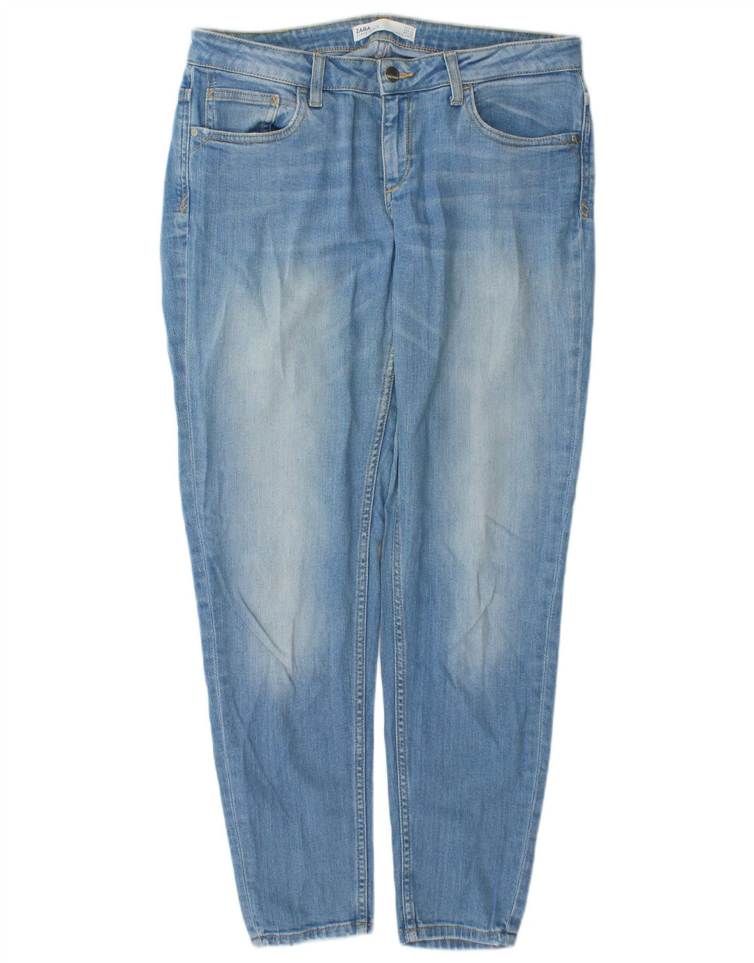 Jeans slim da donna Zara EU 40 medio W30 L29 cotone blu