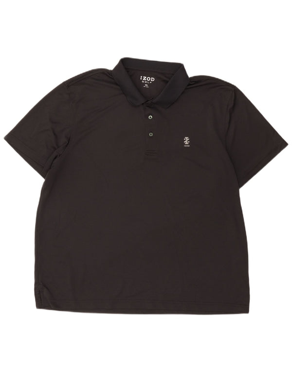 Polo da uomo Izod 2XL poliestere nero