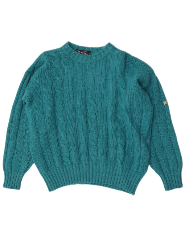 Maglione maglione girocollo da donna Marina Yachting UK 20 2XL Lana blu