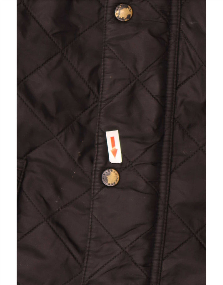 Giacca trapuntata da uomo Barbour UK 42 XL nera in poliammide