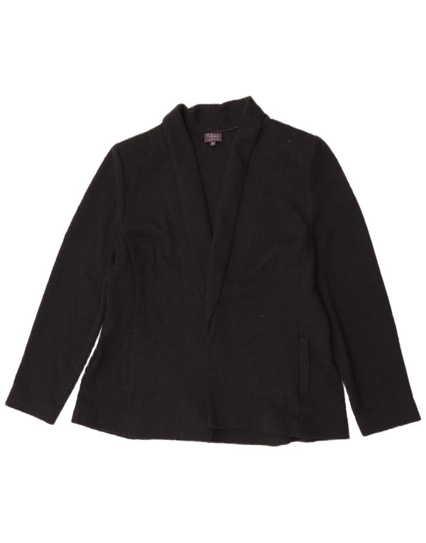 Giacca blazer aperta da donna Marks & Spencer UK 20 2XL poliestere nero