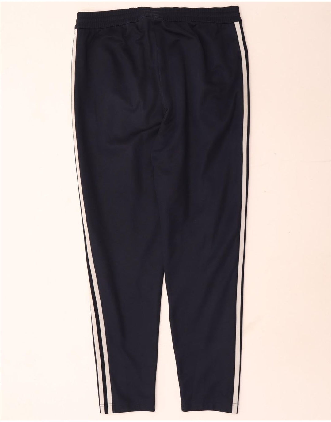 Pantaloni da tuta da uomo Adidas Large in poliestere blu navy