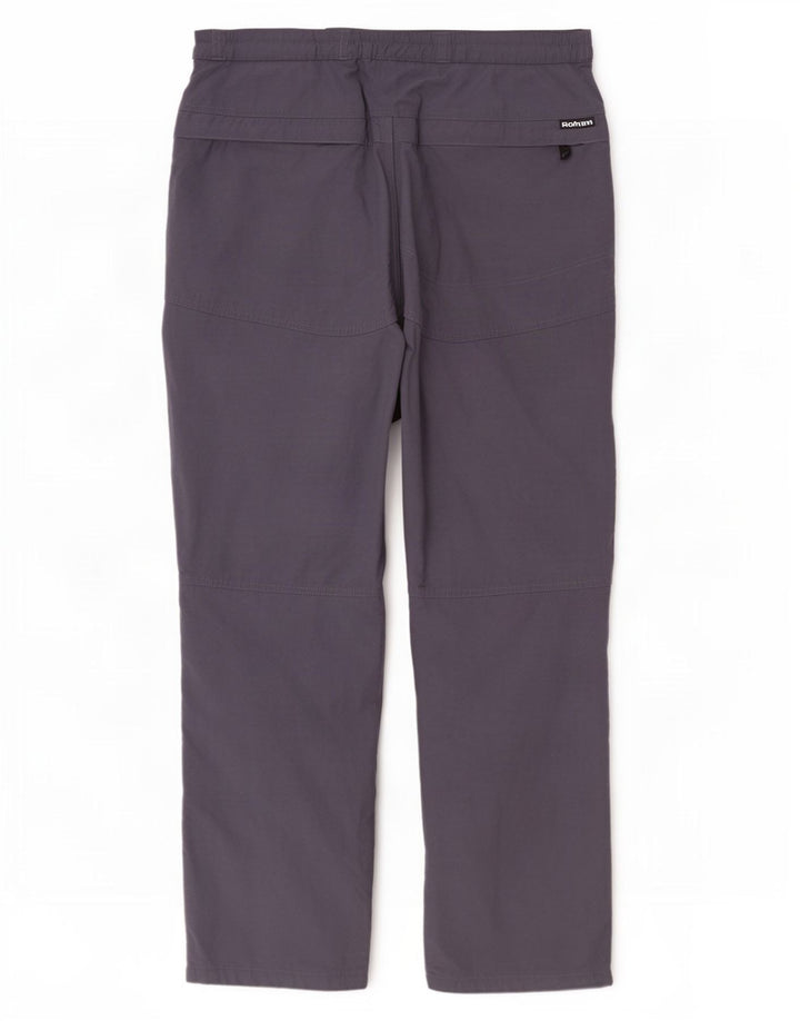 Pantaloni casual dritti da donna Rohan medi W30 L29 grigio poliammide