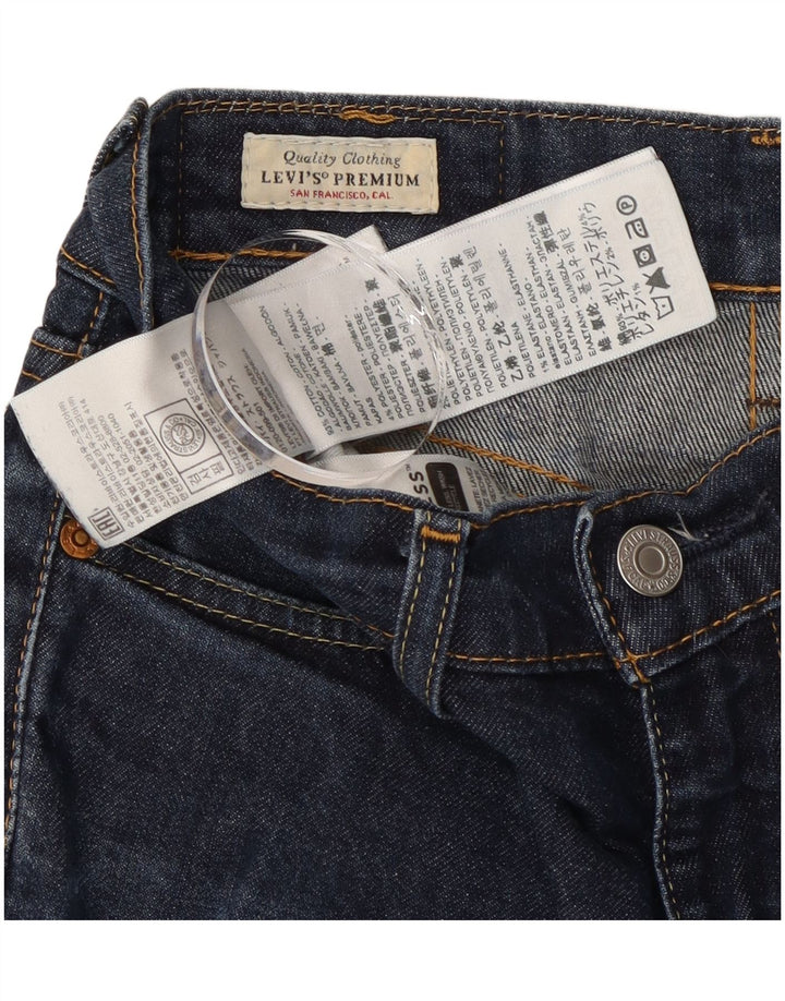 Jeans slim da donna Levi's W27 L32 cotone blu navy