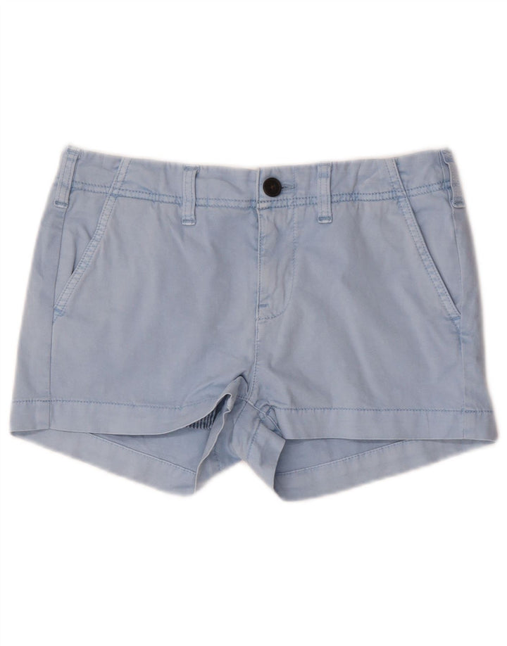 Pantaloni caldi da donna Superdry UK 8 piccoli W28 cotone blu