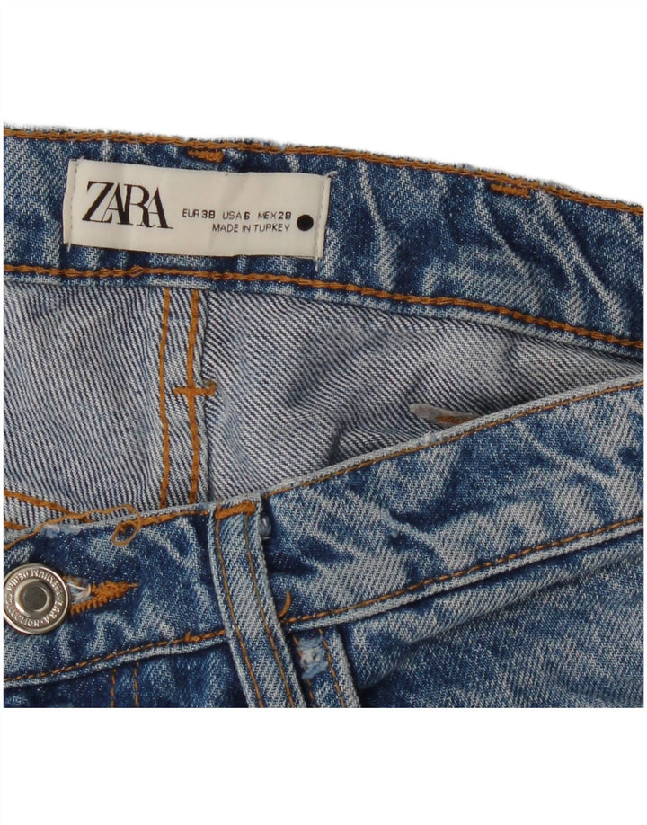 Jeans Bootcut da donna Zara EU 38 Small W28 L34 Blu