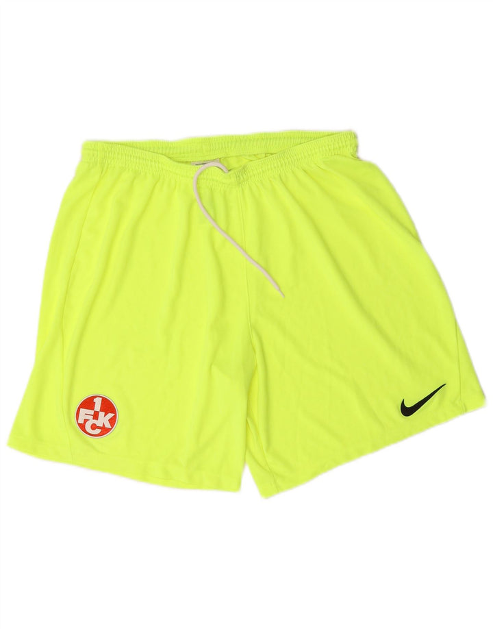 Pantaloncini sportivi grafici Nike da uomo XL in poliestere giallo