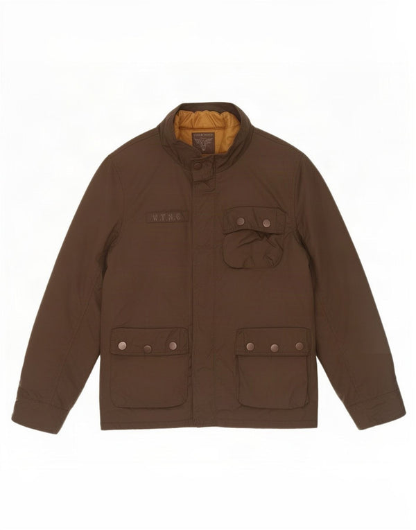 Giacca Utility Zara da bambino 11-12 anni in nylon marrone