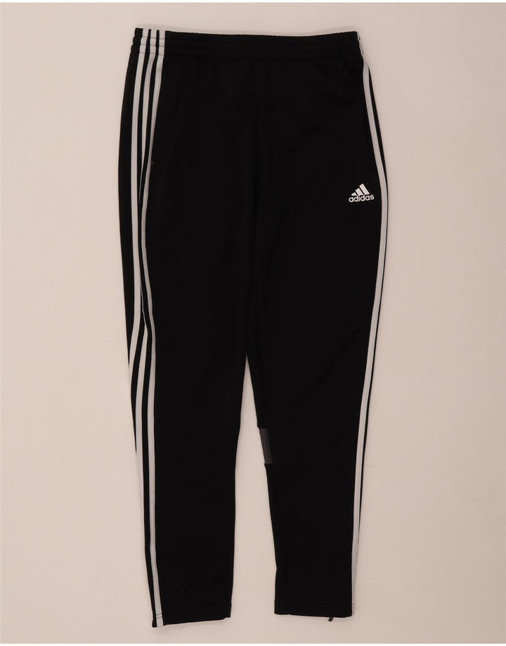 Pantaloni da tuta Adidas Climalite da uomo medio poliestere nero