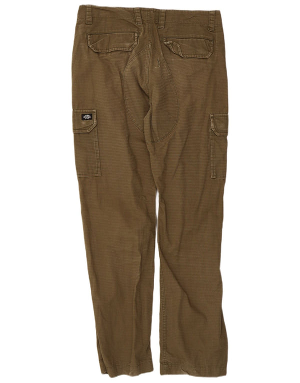Pantaloni cargo dritti da uomo Dickies W32 L32 cotone a righe kaki