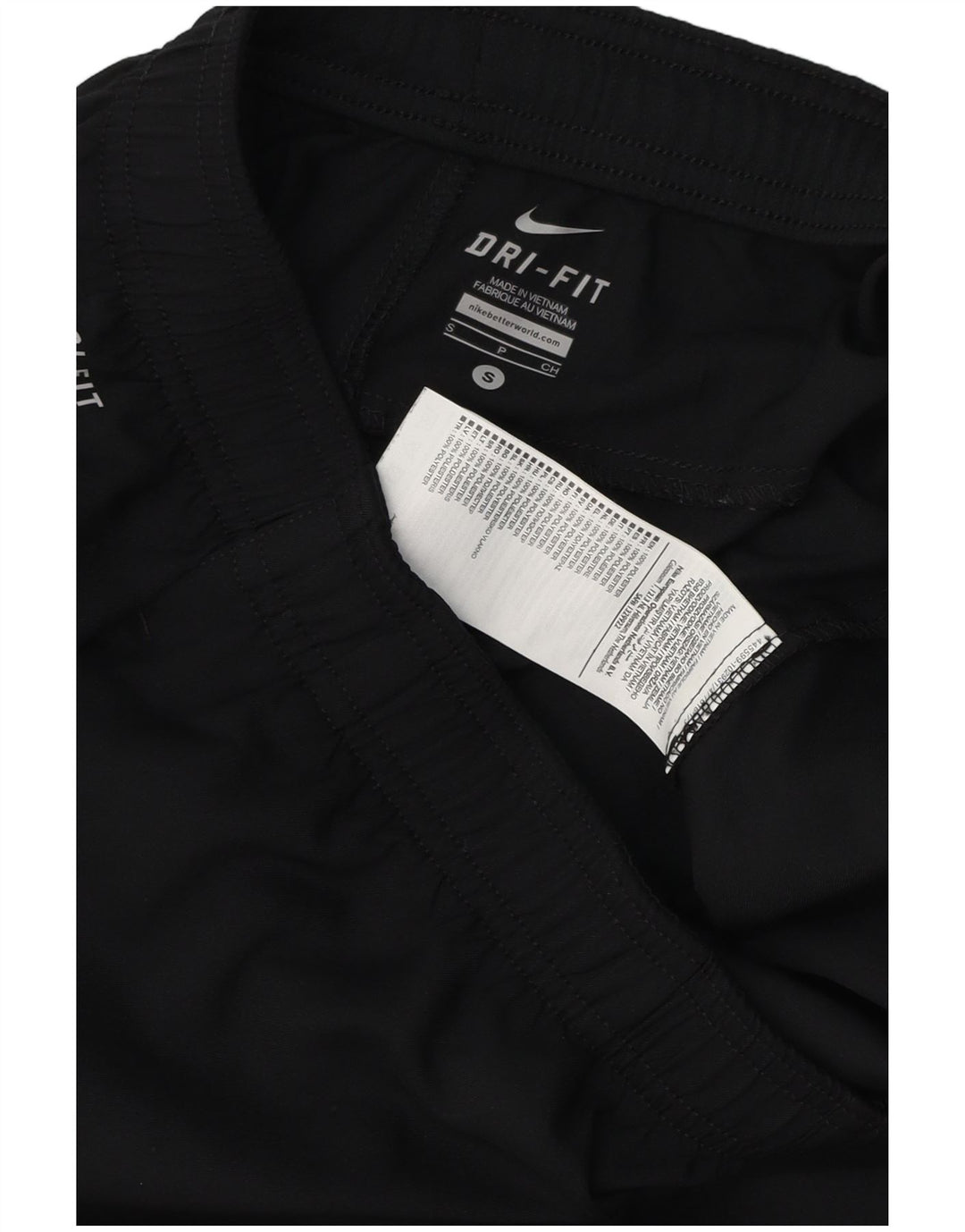 Pantaloncini sportivi Nike da uomo Dri Fit piccoli in poliestere color block nero
