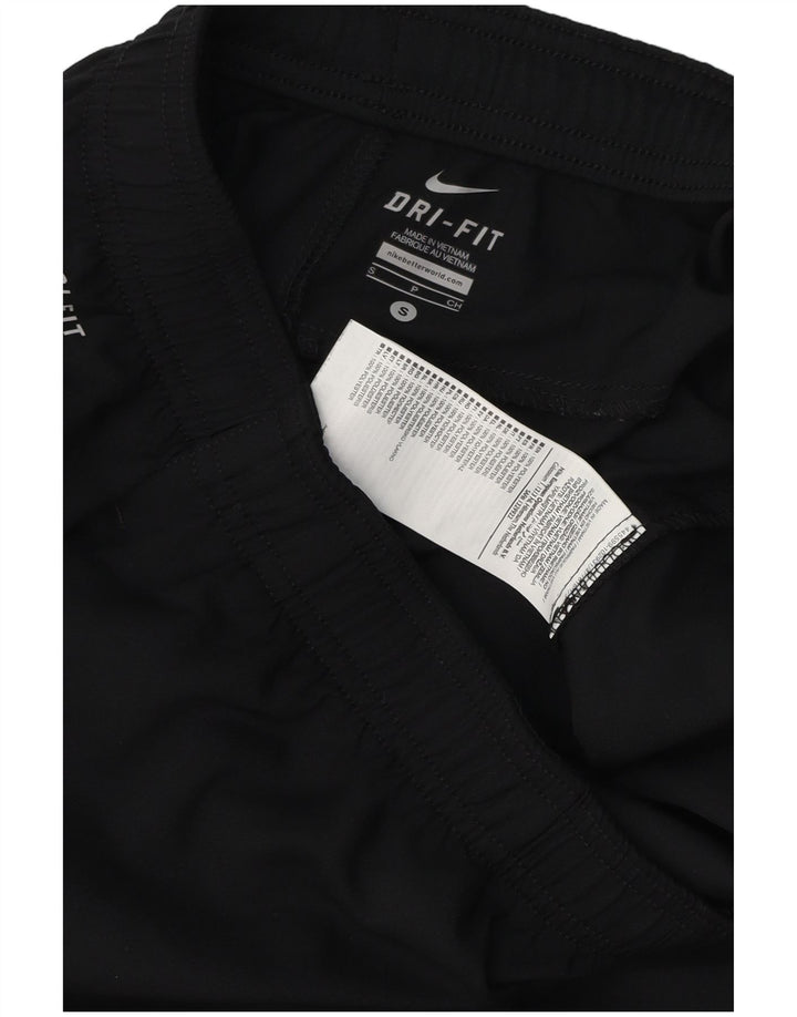 Pantaloncini sportivi Nike da uomo Dri Fit piccoli in poliestere color block nero