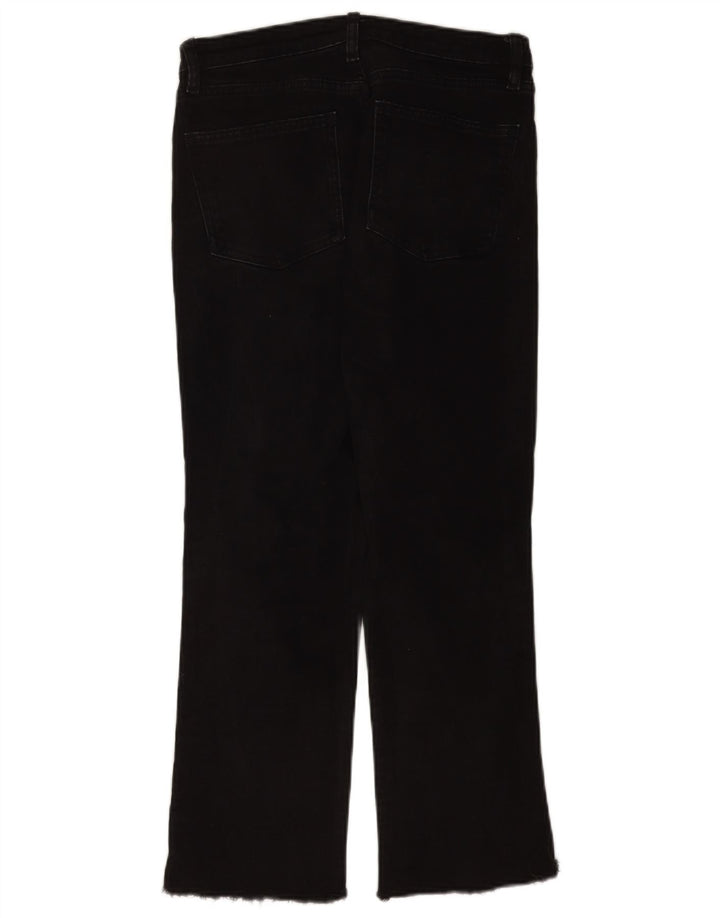 Jeans corti da donna Zara EU 38 piccoli W28 L25 neri