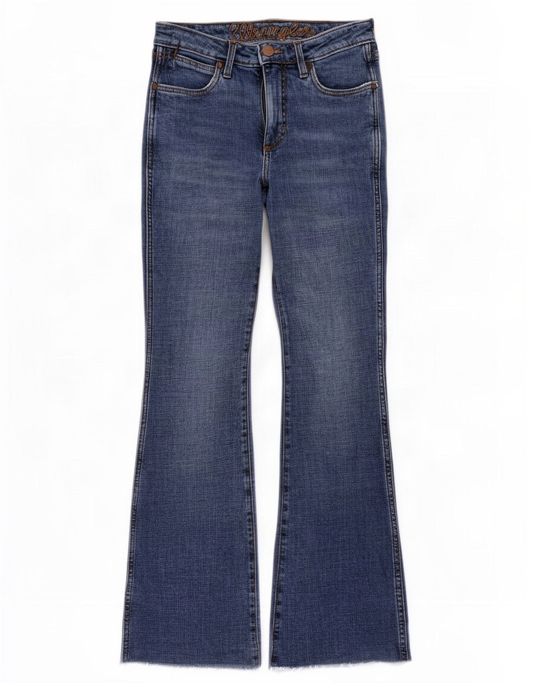 Jeans svasati da donna Wrangler W27 L31 cotone blu