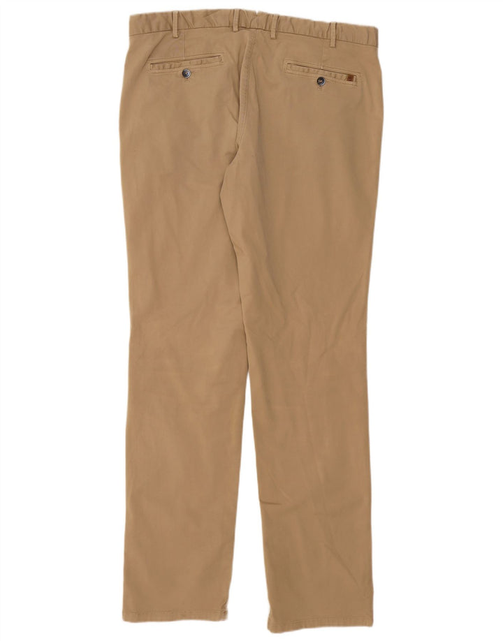 MASSIMO DUTTI Pantaloni chino slim da uomo EU 48 XL W38 L34 Beige