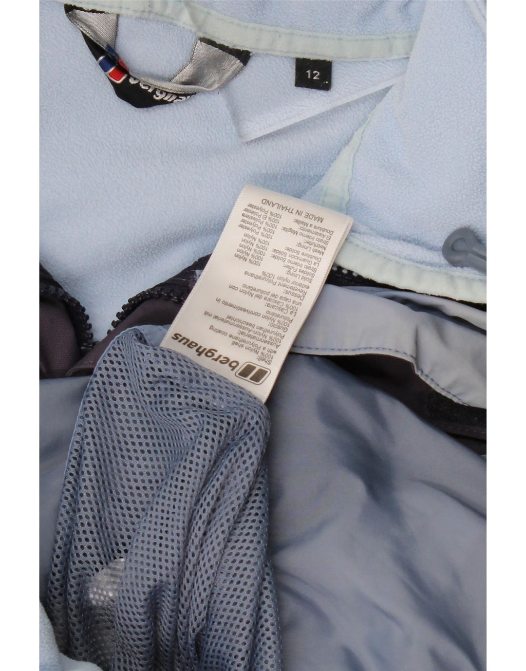 Giacca a vento con cappuccio da donna BERGHAUS UK 12 Nylon viola medio