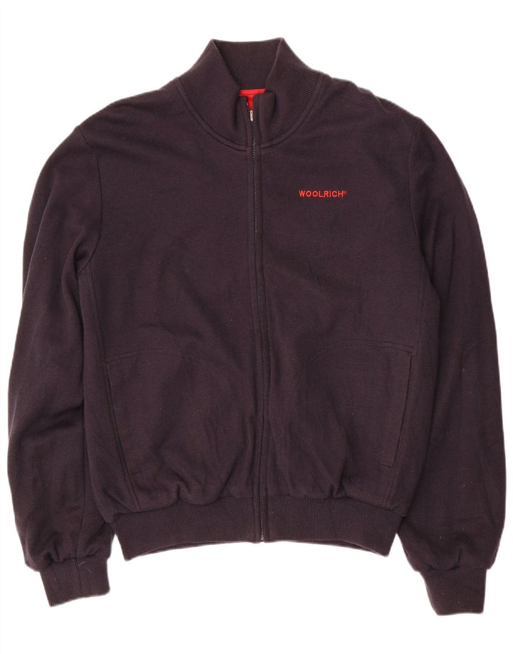 WOOLRICH Giacca bomber reversibile da uomo UK 40 Large Red Nylon