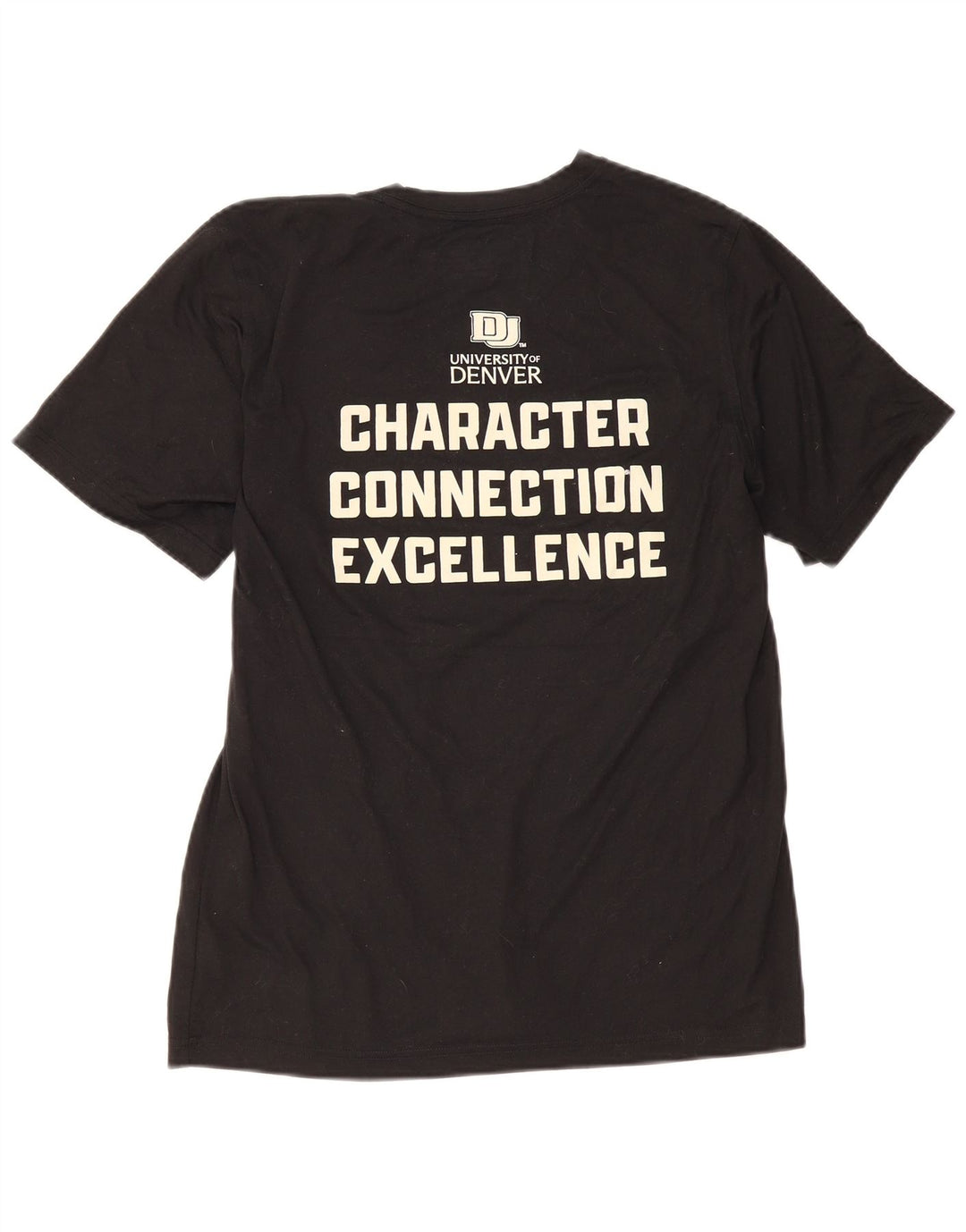 T-shirt grafica da uomo New Balance Top grande in poliestere nero