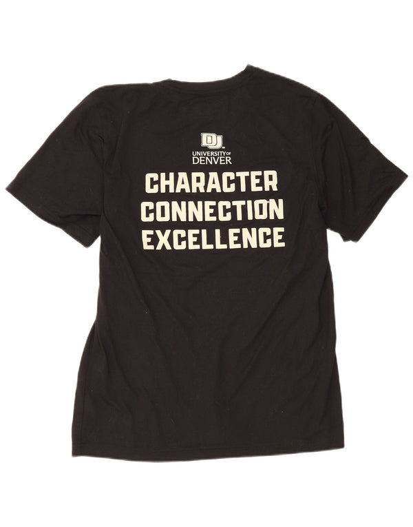 T-shirt grafica da uomo New Balance Top grande in poliestere nero
