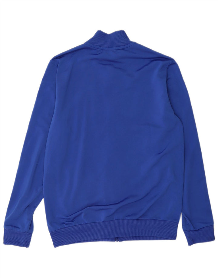 Giacca da tuta da ragazzo Adidas 13-14 anni in poliestere color block blu