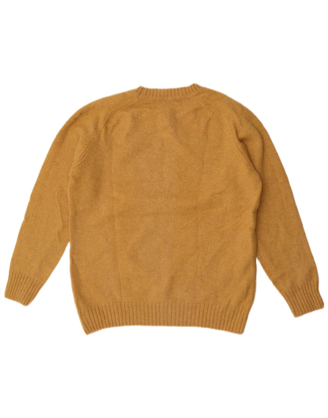 Maglione maglione girocollo da uomo Zara XL in lana gialla