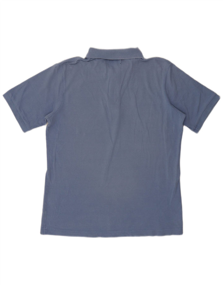 Polo Kappa Uomo Blu Medio in cotone