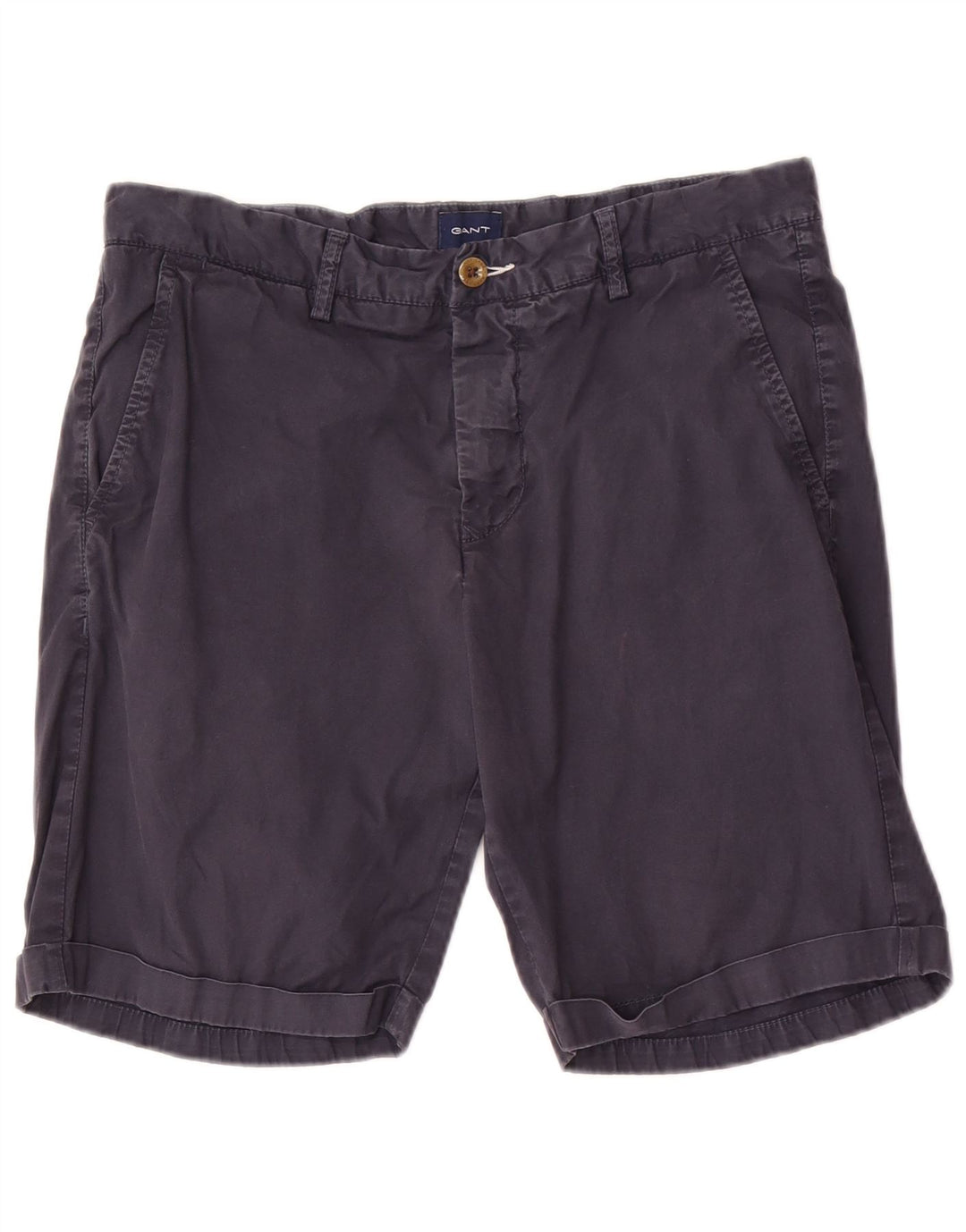 Pantaloncini chino da uomo Gant W32 cotone blu navy medio