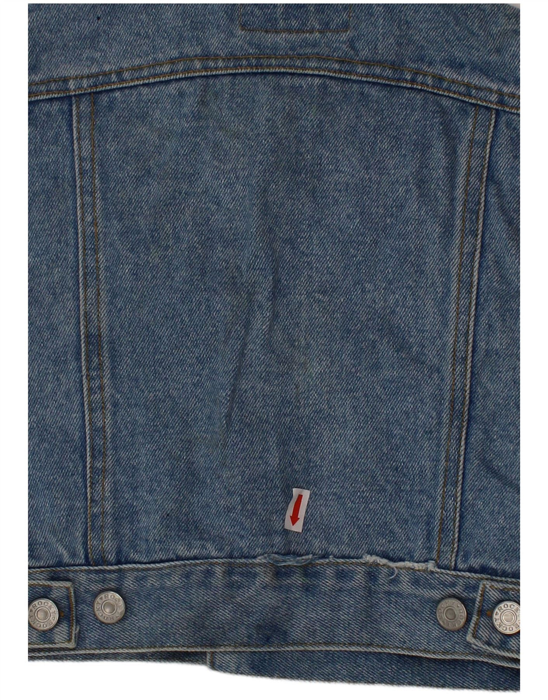 Gilet in denim per ragazzi ROCKY 3-4 anni in cotone blu