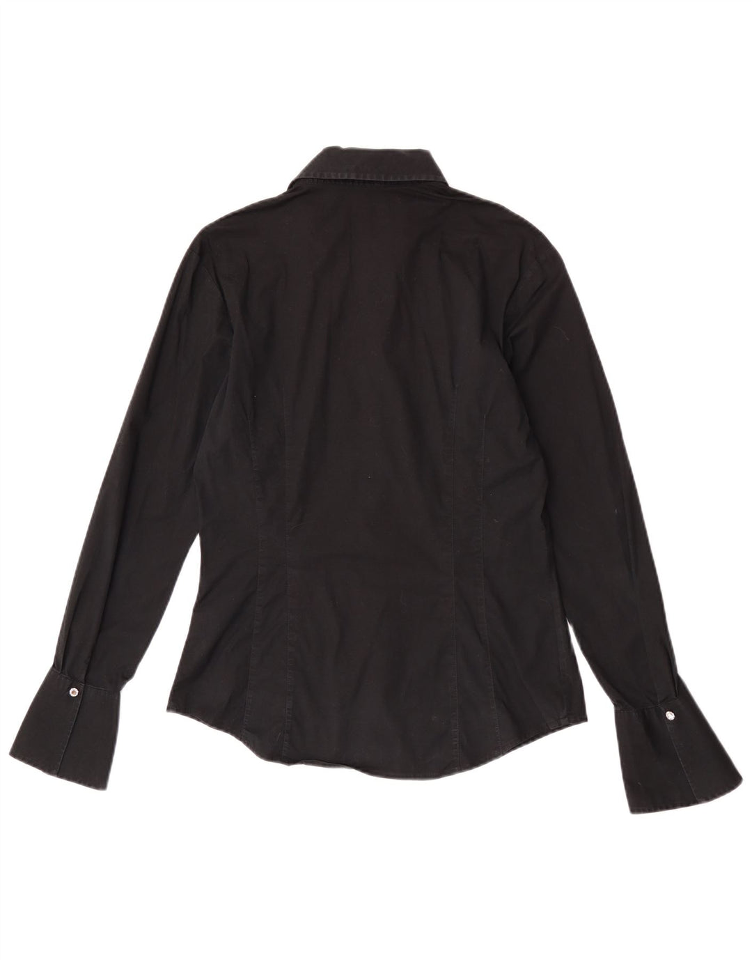 Camicia da donna Tommy Hilfiger US 12 Large in cotone nero